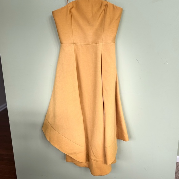 C/MEO Collective Vibrant yellow/gold hi/lo Dress - Picture 3 of 9